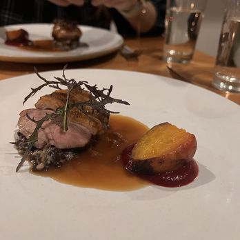 Heritage - Aged duck with beet and cherry jus - Modern European Near Me - Long Beach, California