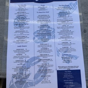 The Lobster Shack - Menu (taken October 2024) - Seafood Near Me - East Haven, Connecticut The Lobster Shack - Menu (taken October 2024) - Seafood Near Me - East Haven, Connecticut