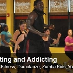 Ayo Fitness - Owner Damola leading one of his Zumba classes.