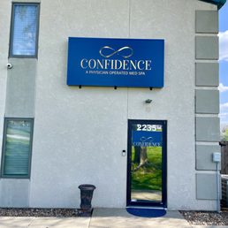 Exterior outside entrance of Confidence - Welcome to Confidence, a physician-operated med spa. - Olathe, Kansas Exterior outside entrance of Confidence - Welcome to Confidence, a physician-operated med spa. - Olathe, Kansas