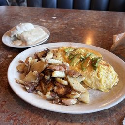 The Louisiana a.k.a. the shrimp omelette