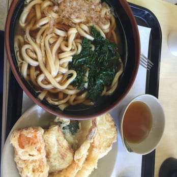 Rice Things - Shrimp and Vegetable Tempura Udon (hot noodle soup), a "+" that they serve the tempura on the side :) - Japanese Near Me - Redondo Beach, California Rice Things - Shrimp and Vegetable Tempura Udon (hot noodle soup), a "+" that they serve the tempura on the side :) - Japanese Near Me - Redondo Beach, California