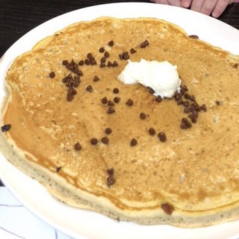 Shack Breakfast & Lunch - Chocolate chip pancake with warm syrup - Breakfast & Brunch Near Me - Fallon, Missouri