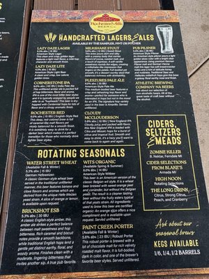 Menu photo 2 Rochester Mills Beer Co. Rochester, MI Menu photo 2 Rochester Mills Beer Co. Rochester, MI