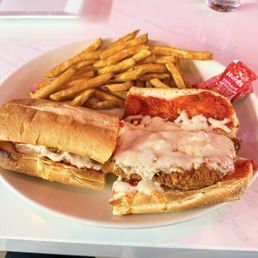 Chicken Parm lunch special! Delicious Chicken Parm lunch special! Delicious