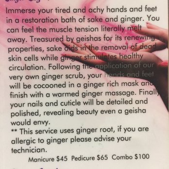 Blossom Nails Spa - Speciality Manicure/Pedicure - ginger should be nice treat in winter - Nail Salons Near Me - Bradenton, Florida Blossom Nails Spa - Speciality Manicure/Pedicure - ginger should be nice treat in winter - Nail Salons Near Me - Bradenton, Florida