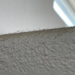 Dust on walls Dust on walls