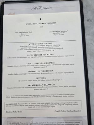Menu photo 7 Il Fornaio Del Mar, CA