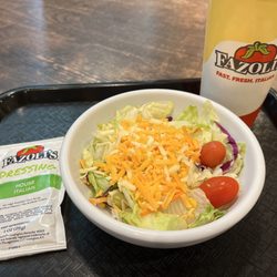 Fazoli's - House Side Salad with Italian dressing