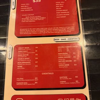 Rolling Boil - Menu as of December 2025 - Hot Pot Near Me - Anaheim, California
