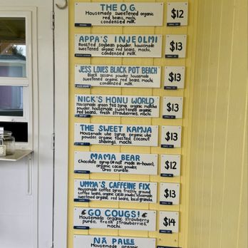 Familee Korean Shave Ice - Menu - Desserts Near Me - Kapaʻa, Hawaii Familee Korean Shave Ice - Menu - Desserts Near Me - Kapaʻa, Hawaii