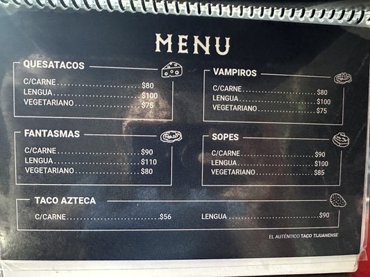 Menu photo 2 Taconazo Tijuana, BCN Menu photo 2 Taconazo Tijuana, BCN