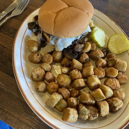Swiss & Mushroom Burger