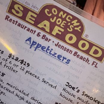 Conchy Joe's - Seafood Near Me - Jensen Beach, Florida Conchy Joe's - Seafood Near Me - Jensen Beach, Florida
