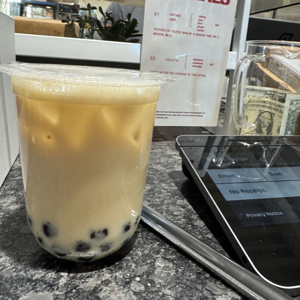 Banana milk boba Banana milk boba