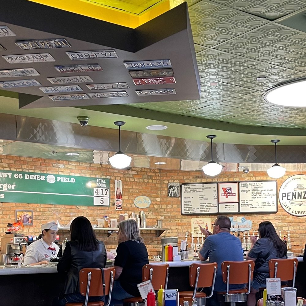 Hwy 66 Diner - Bar Seating Area - American Near Me - Catoosa, Oklahoma