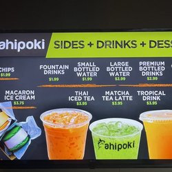 Ahipoki - Menu