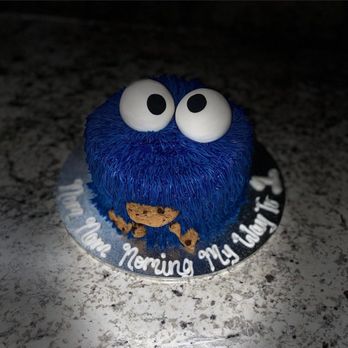 Tee’s Sweet Treats - a cake with a cookie monster on it - Desserts Near Me Tee’s Sweet Treats - a cake with a cookie monster on it - Desserts Near Me