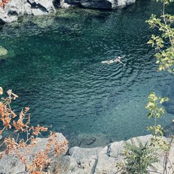Yankee Jim's Bridge - Main Swimming area from half way down trail