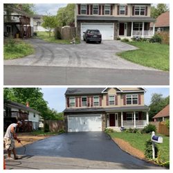 Sam's Paving - Before and After Pic
