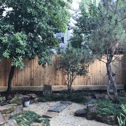 B&V Fence - New posts, new cross-beams, new pickets - all in about half a day.
