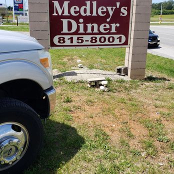 Medley's Diner - Sign - Diners Near Me - Morrison, Tennessee