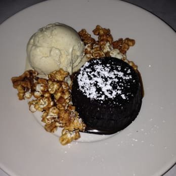 Herbsaint - Warm pudding pie with cocoa nib caramel corn - French Near Me - New Orleans, Louisiana Herbsaint - Warm pudding pie with cocoa nib caramel corn - French Near Me - New Orleans, Louisiana
