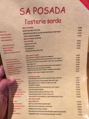 Menu photo 2 Sa Posada Rome, RM