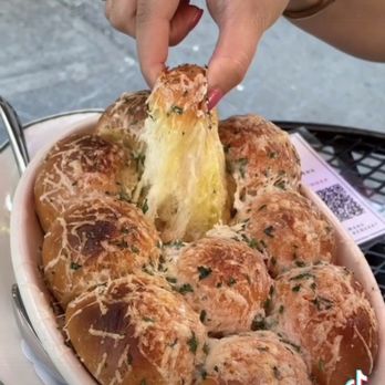 Maison Pickle - Pull Apart Garlic and Parmesan Bread - Cocktail Bars Near Me - New York, New York