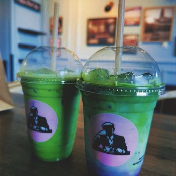 JOE & THE JUICE - Iced Matcha Latte & Iced Lavender Matcha Latte - Coffee & Tea Near Me - San Ramon, California