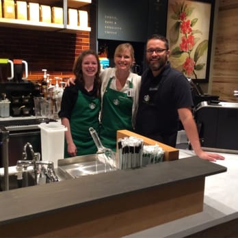 Starbucks - Manager Rusten with Becca and Christy Ann. The very warm and welcoming Starbucks Team. - Coffee & Tea Near Me - Bainbridge Island, Washington Starbucks - Manager Rusten with Becca and Christy Ann. The very warm and welcoming Starbucks Team. - Coffee & Tea Near Me - Bainbridge Island, Washington