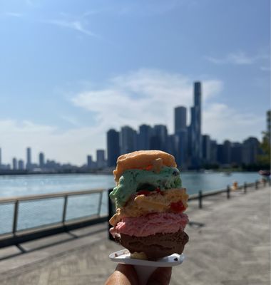 The Original Rainbow Cone by null