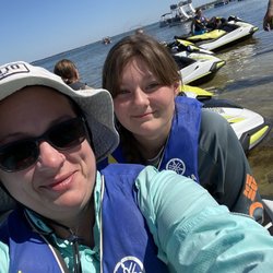 Freedom Watersports - My daughter and I on jet ski