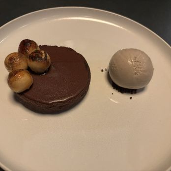 Ryla - Black sesame chocolate tart - Asian Fusion Near Me - Hermosa Beach, California Ryla - Black sesame chocolate tart - Asian Fusion Near Me - Hermosa Beach, California