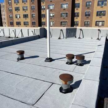 A Stewart Roofing and Waterproofing - New white firestone rubber roof installed by A Stewart Great Work!! - Roofing Near Me - Bronx, New York A Stewart Roofing and Waterproofing - New white firestone rubber roof installed by A Stewart Great Work!! - Roofing Near Me - Bronx, New York