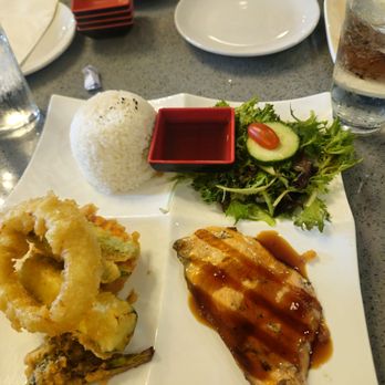 Umai Bar & Grill - Teriyaki salmon bento, $22 - Japanese Near Me - Elk Grove, California