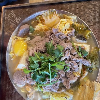 Tasty Pot - Lamb hot soup with extra egg - Taiwanese Near Me - Newark, California Tasty Pot - Lamb hot soup with extra egg - Taiwanese Near Me - Newark, California