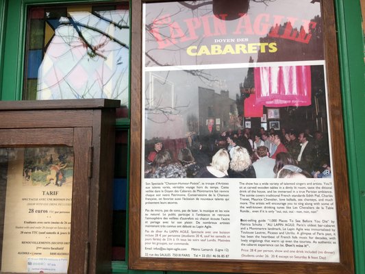 Cabaret Au Lapin Agile by null