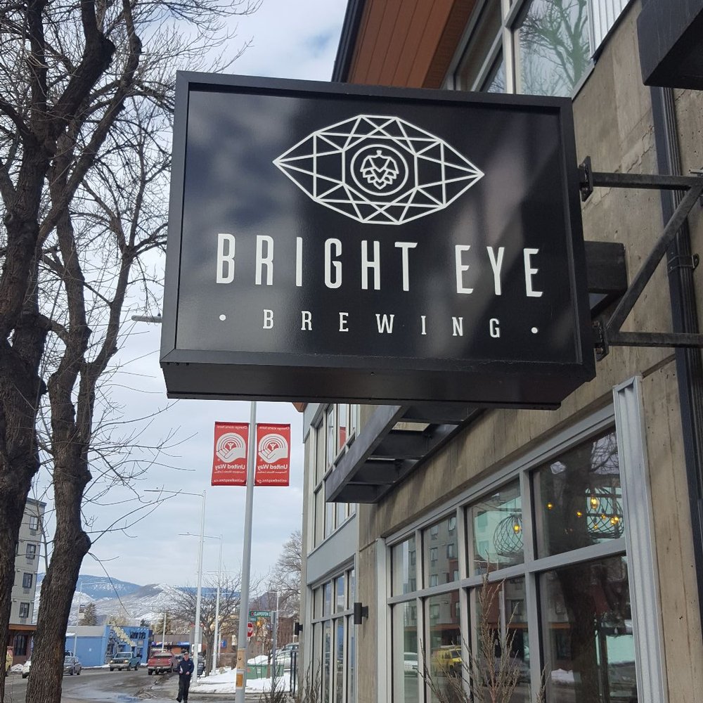 Bright Eye Brewing - Street sign - Breweries Near Me - Kamloops, British Columbia