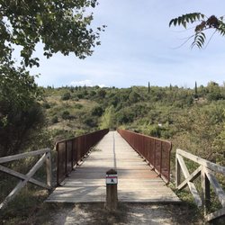 Hotel Osteria dell' Orcia - Bridge fro hotel into town, best way to get there