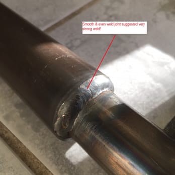 Yes Welding - Nice & strong weld where two pipes are joint together - Metal Fabricators Near Me - San Jose, California Yes Welding - Nice & strong weld where two pipes are joint together - Metal Fabricators Near Me - San Jose, California