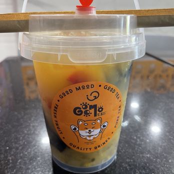 Goomo Tea Shop - Jumbo Mix Fresh Fruit Tea(1L)爆有料鲜果吨吨桶 - Bubble Tea Near Me - Walnut, California Goomo Tea Shop - Jumbo Mix Fresh Fruit Tea(1L)爆有料鲜果吨吨桶 - Bubble Tea Near Me - Walnut, California