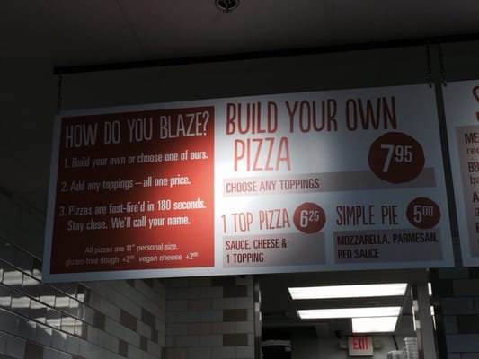 Menu photo 7 Blaze Pizza Fremont, CA