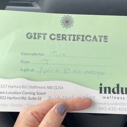 Gift card