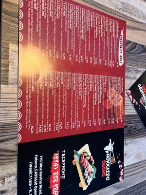 Menu photo 2 Hokkaido Sushi Folsom, CA Menu photo 2 Hokkaido Sushi Folsom, CA