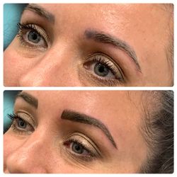 Place to be You - Have your brows fresh-end up or recreated if you are not happy with your brows.
Before and After brows already done with another Artist!