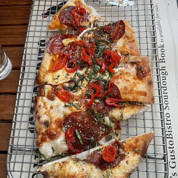Von's 1000Spirits - Classic pepperoni on sourdough crust! - New American Near Me - Seattle, Washington Von's 1000Spirits - Classic pepperoni on sourdough crust! - New American Near Me - Seattle, Washington