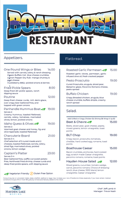 Menu photo 4 The Boathouse Hayden, ID