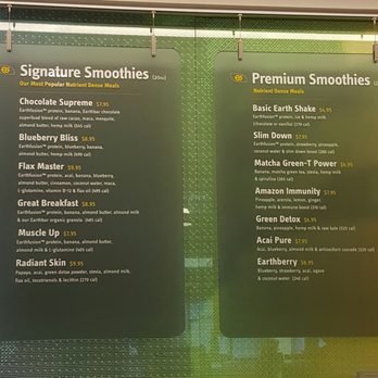 Earthbar - Menu - Juice Bars & Smoothies Near Me - Los Angeles, California Earthbar - Menu - Juice Bars & Smoothies Near Me - Los Angeles, California