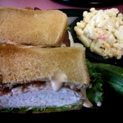 Gershon's Deli & Caterers - Turkey and swiss sandwich with Russian dressing
